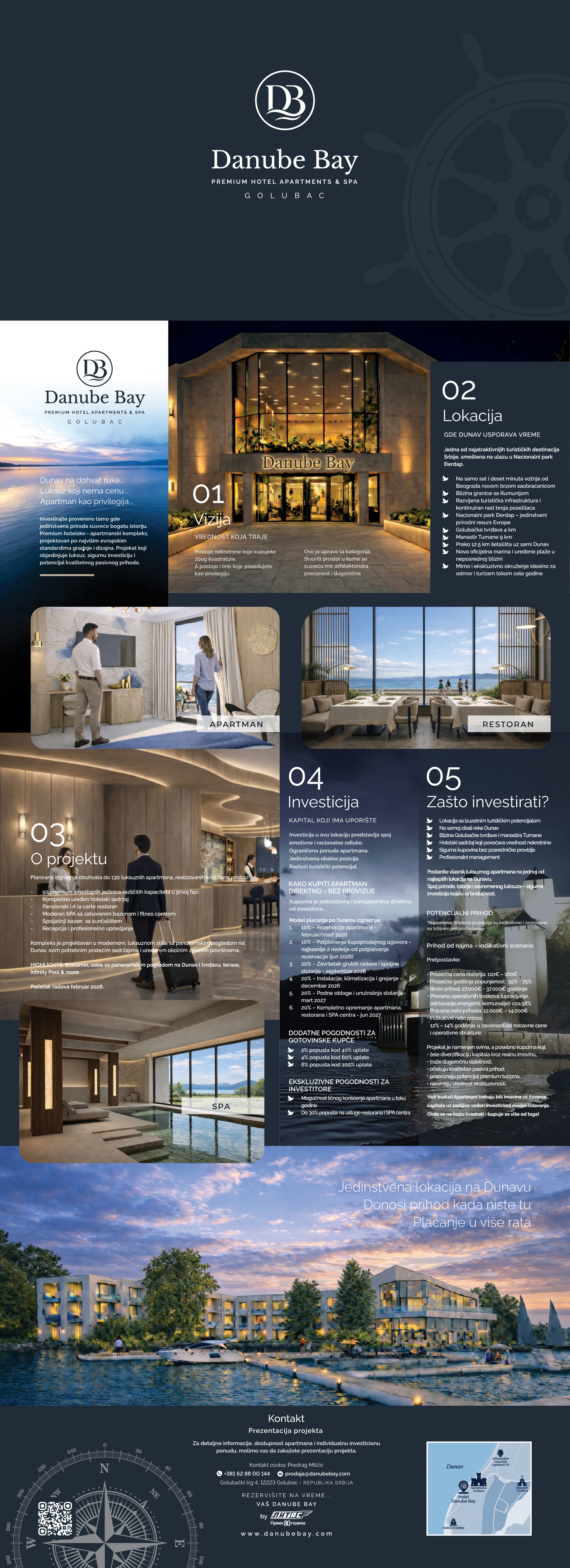 Danube Bay Premium Hotel Apartments & SPA Golubac - Luksuzni apartmani na Dunavu